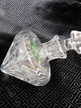 Shannon Cut Crystal Lay Down Perfume Bottle # 21116